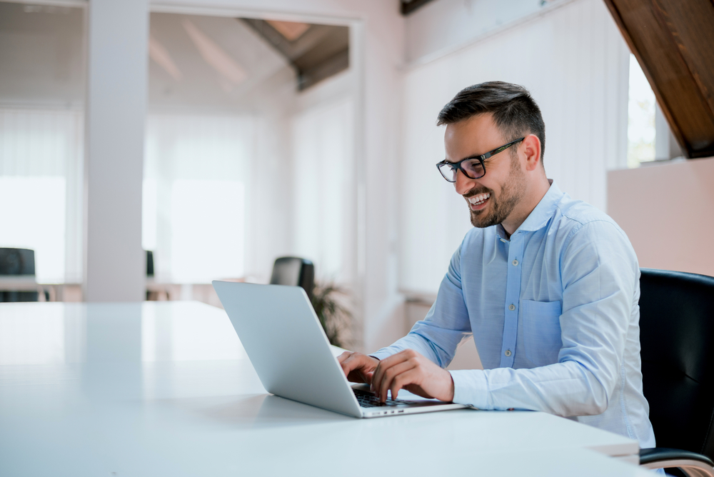 Man on laptop